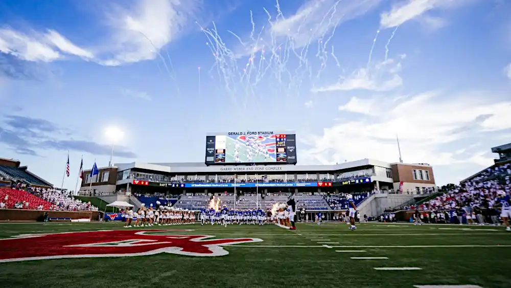 Click For a Larger View SMU Weber End Zone Project
